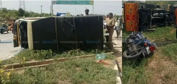 வேளாங்கண்ணி சென்று திரும்பியபோது கடலூர் அருகே ஏற்பட்ட சாலை விபத்தில் 9 பேர் படுகாயமடைந்தனர்