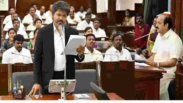 ரூ.4,800 கோடியில் மீஞ்சூரில் பிரம்மாண்ட கடல் நீரைக் குடிநீராக்கும் திட்டம் முதல்வர் விஜய் அறிவிப்பு