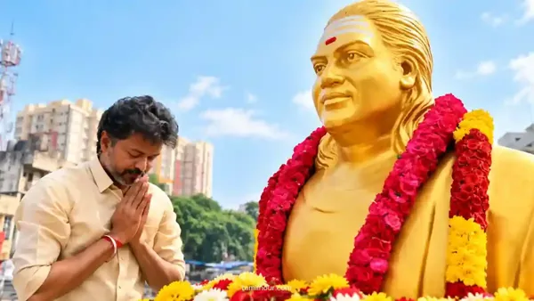 தேவர் ஜெயந்தி: நந்தனத்தில் தேவர் சிலைக்கு மாலை அணிவித்து முதல்வர் விஜய் மரியாதை