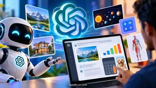 இனி எழுத்து மட்டுமல்ல, படங்களுடனும் பேசலாம்  GPT-6 அறிமுகம்: ChatGPT-யில் வந்த புதிய வசதிகள்