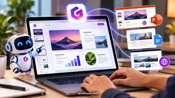 PowerPoint-க்கு ஈடாக Gamma AI சில நிமிடங்களில் ஸ்லைடுகள், ஆவணங்கள் உருவாக்கலாம்